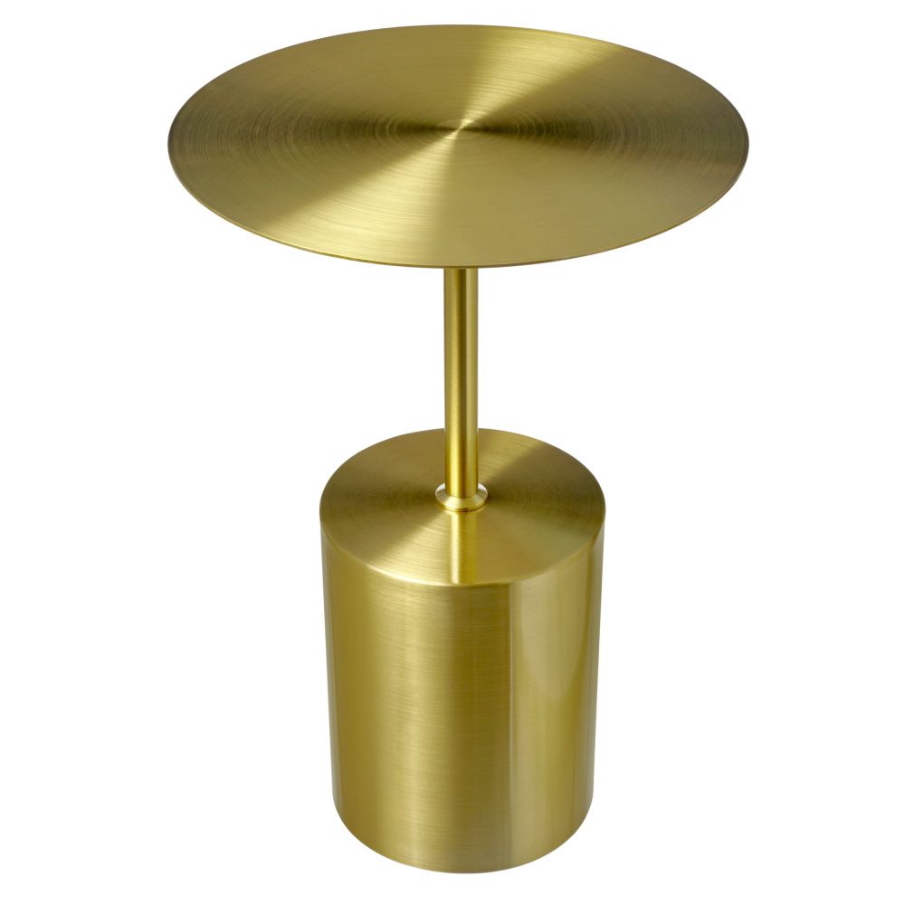 Кофейный столик Solid диам. 40см x 58см, золотой, металл