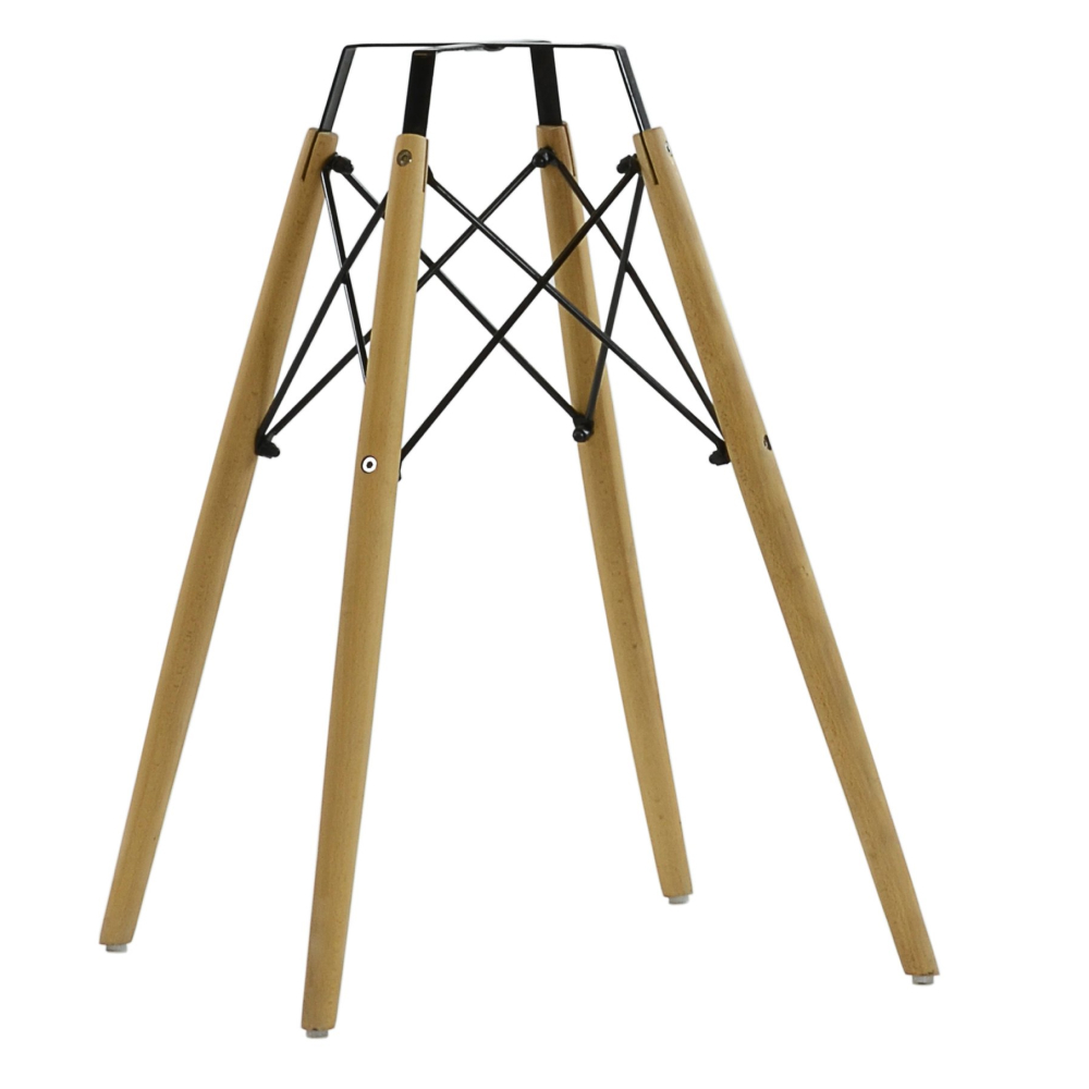 Подстолье T-8L, H-710мм бесцветный с набором крепежа, широкое (для столешниц диаметром 110-120см)