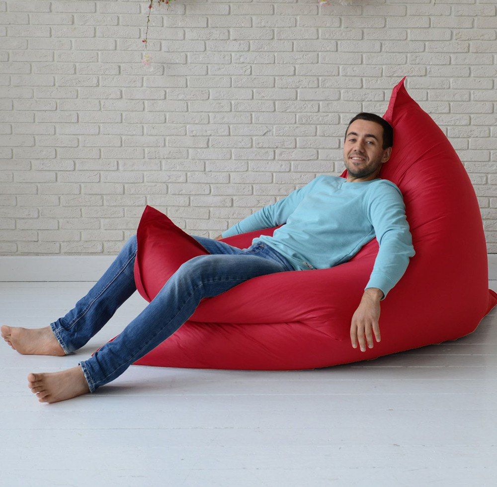 Кресло подушка красное Оксфорд