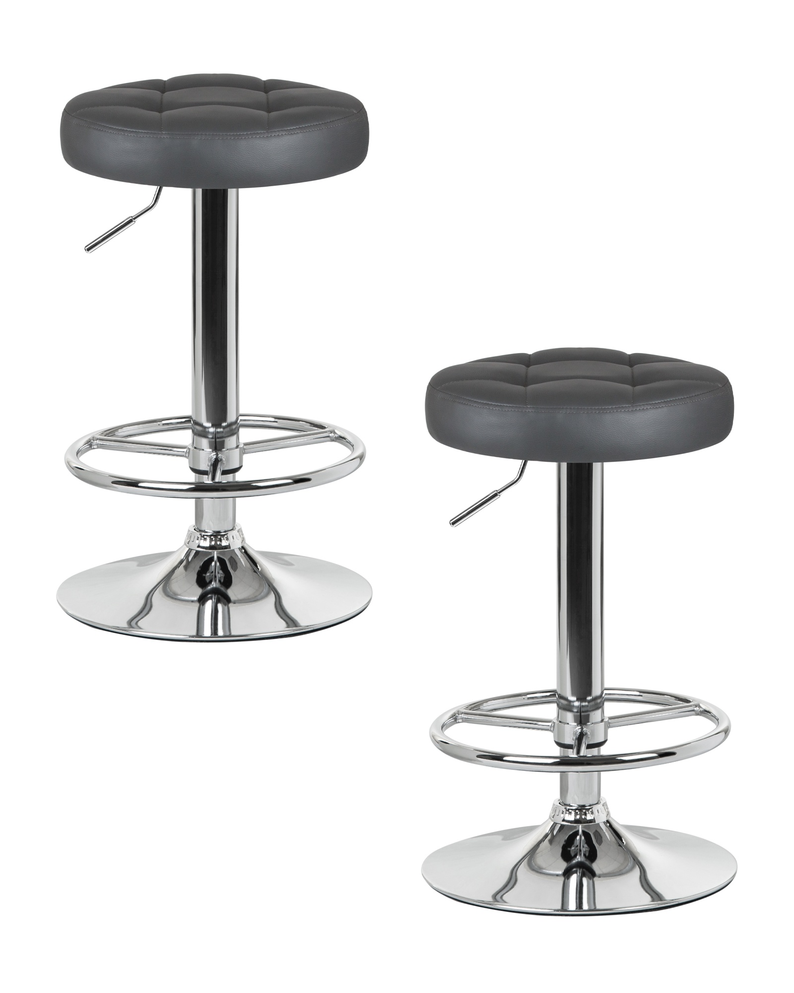 Набор 2 шт Табурет барный BRUNO, серый