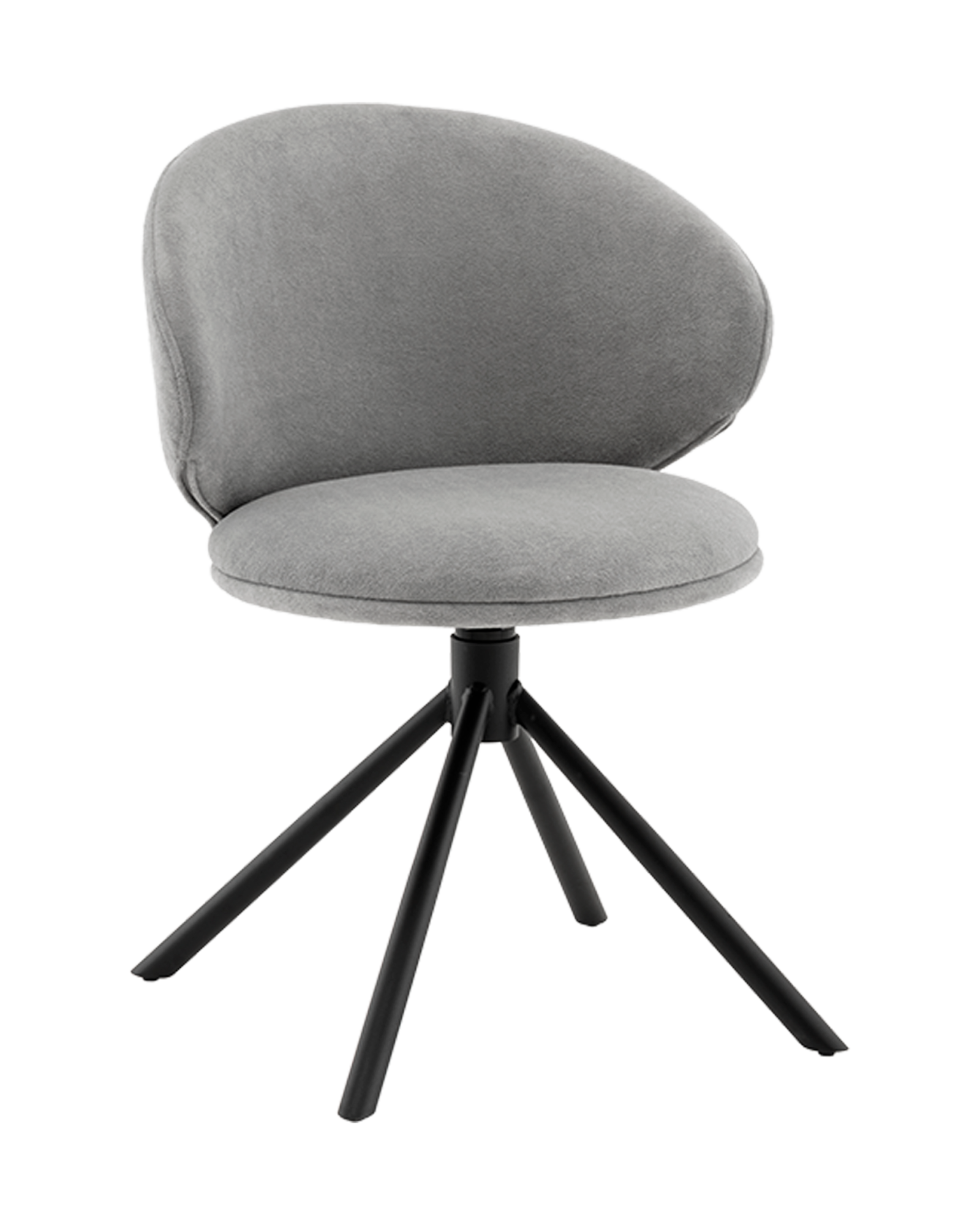 Стул Труфальд велюр светло-серый