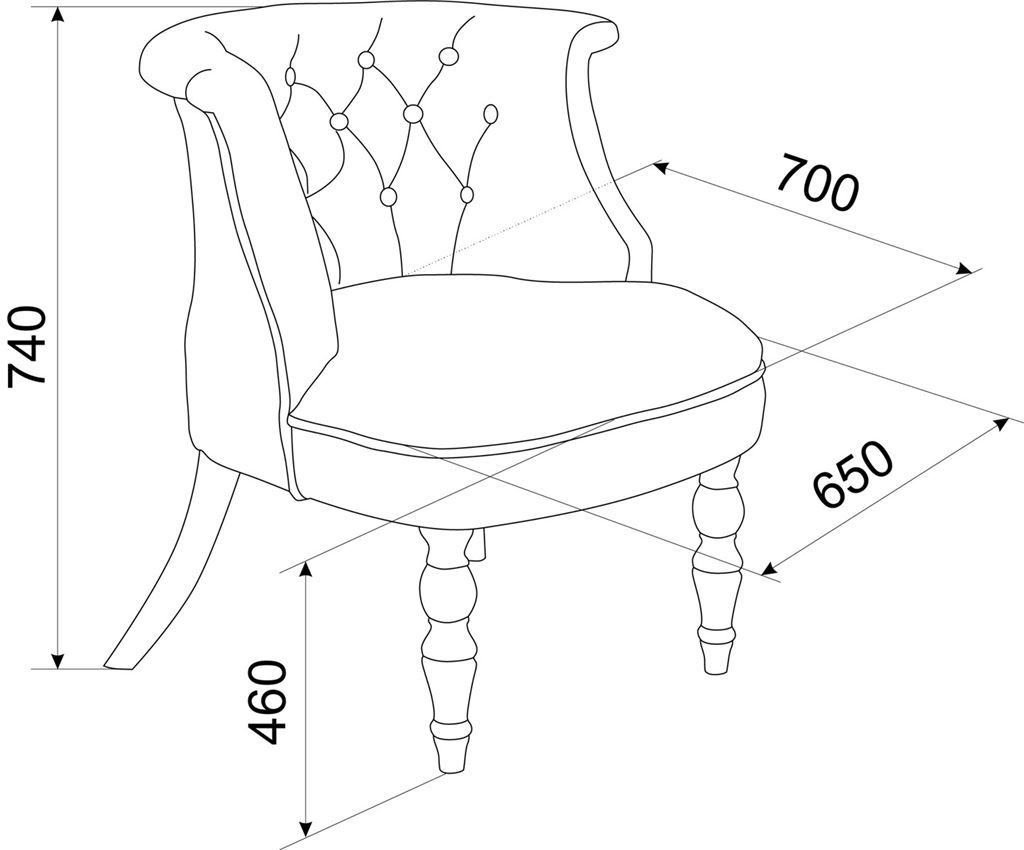 чертежи кресел и стульев