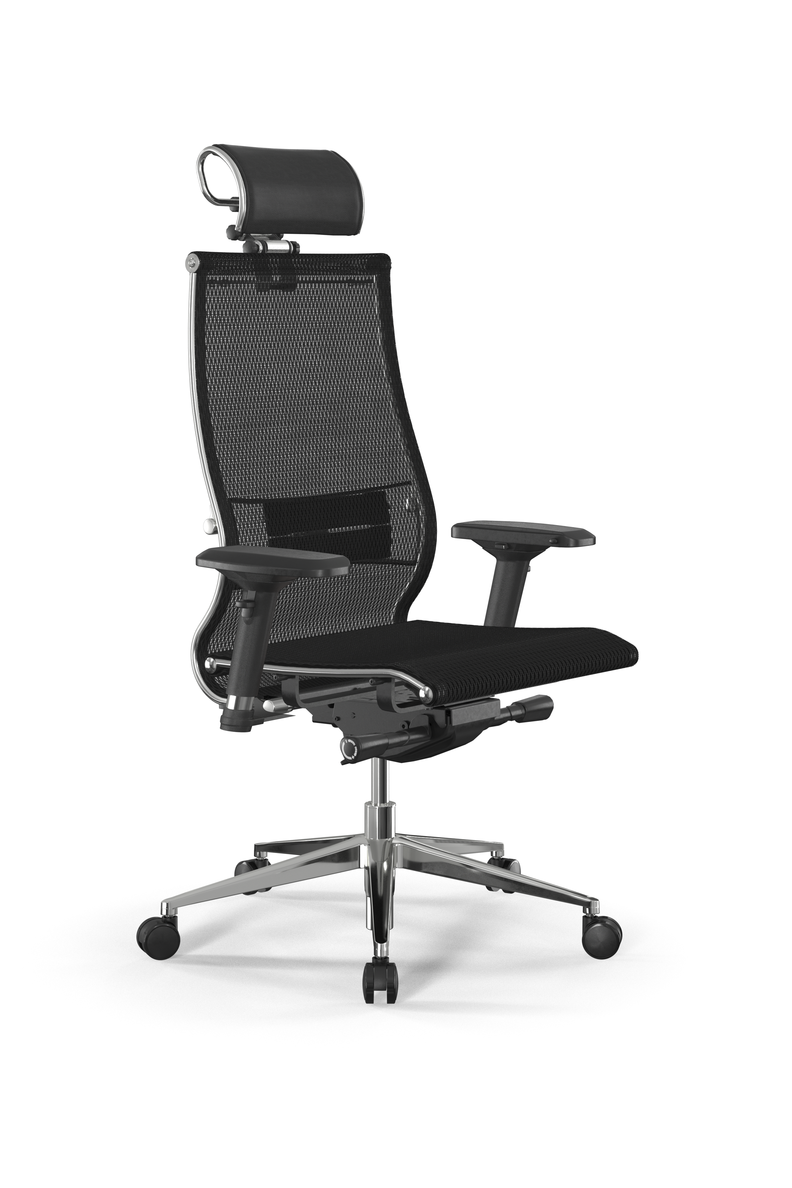 Компьютерное кресло Samurai L2-5D - TS /Kc00/Nc00/D04P/H2cL-3D(M26.B32.G25.W03), черный плюс