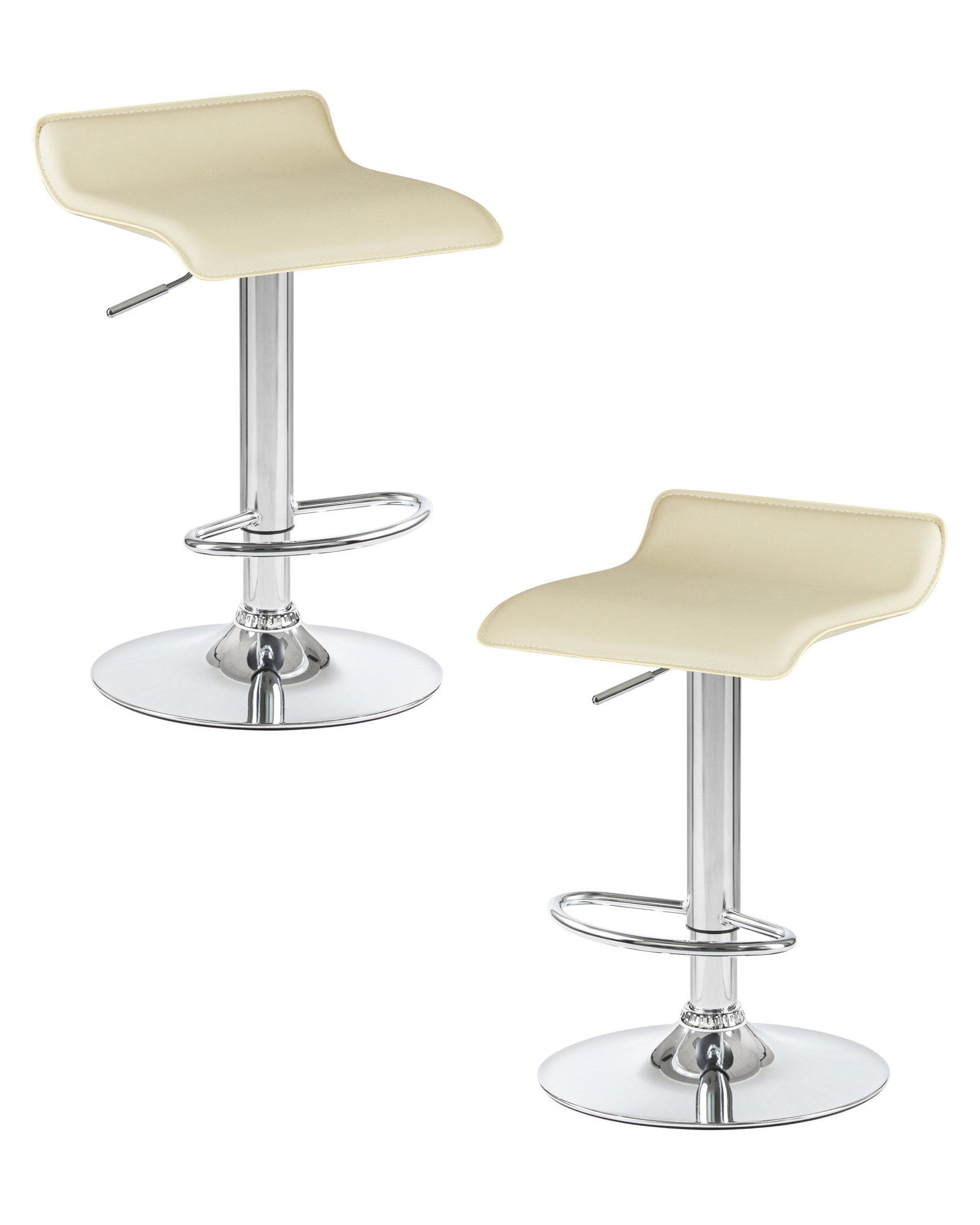 Набор 2 шт Стул барный TOMMY, кремовый