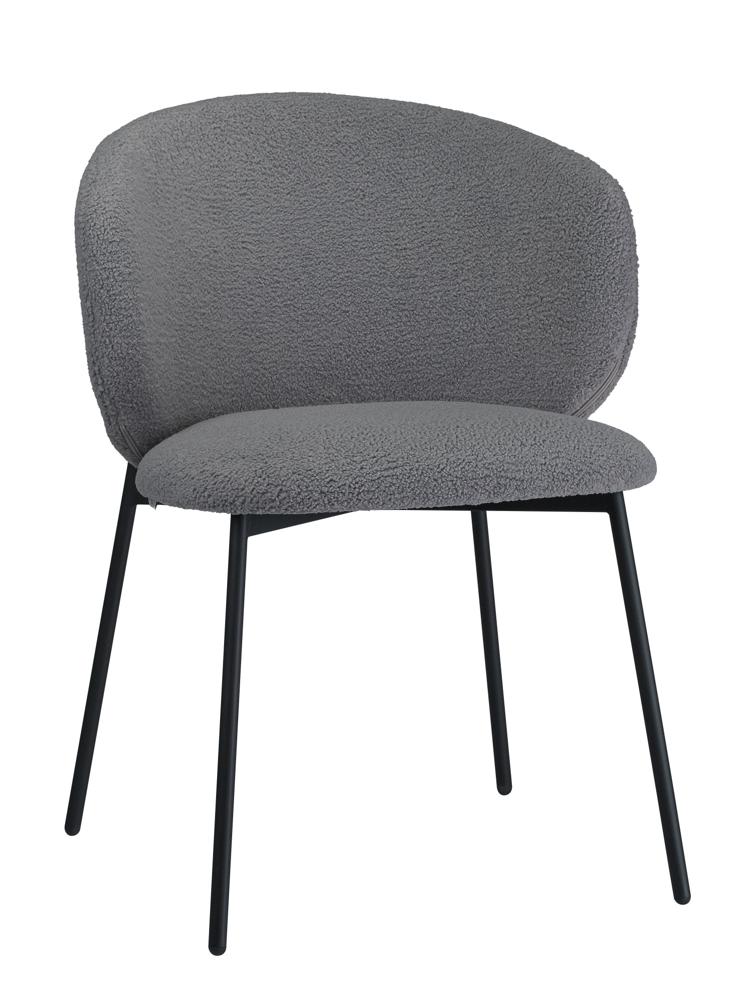 Стул для кухни SOLIS серый экомех HUSH 994