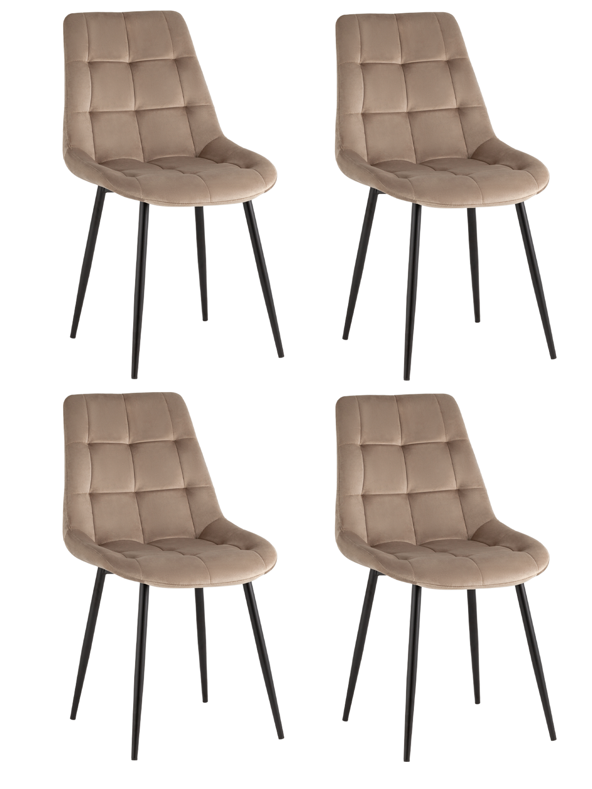 Стул Флекс New велюр мокко 4шт.