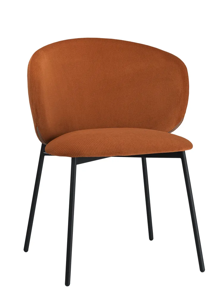 Стул для кухни SOLIS терракотовый гусиная лапка BERNS 413