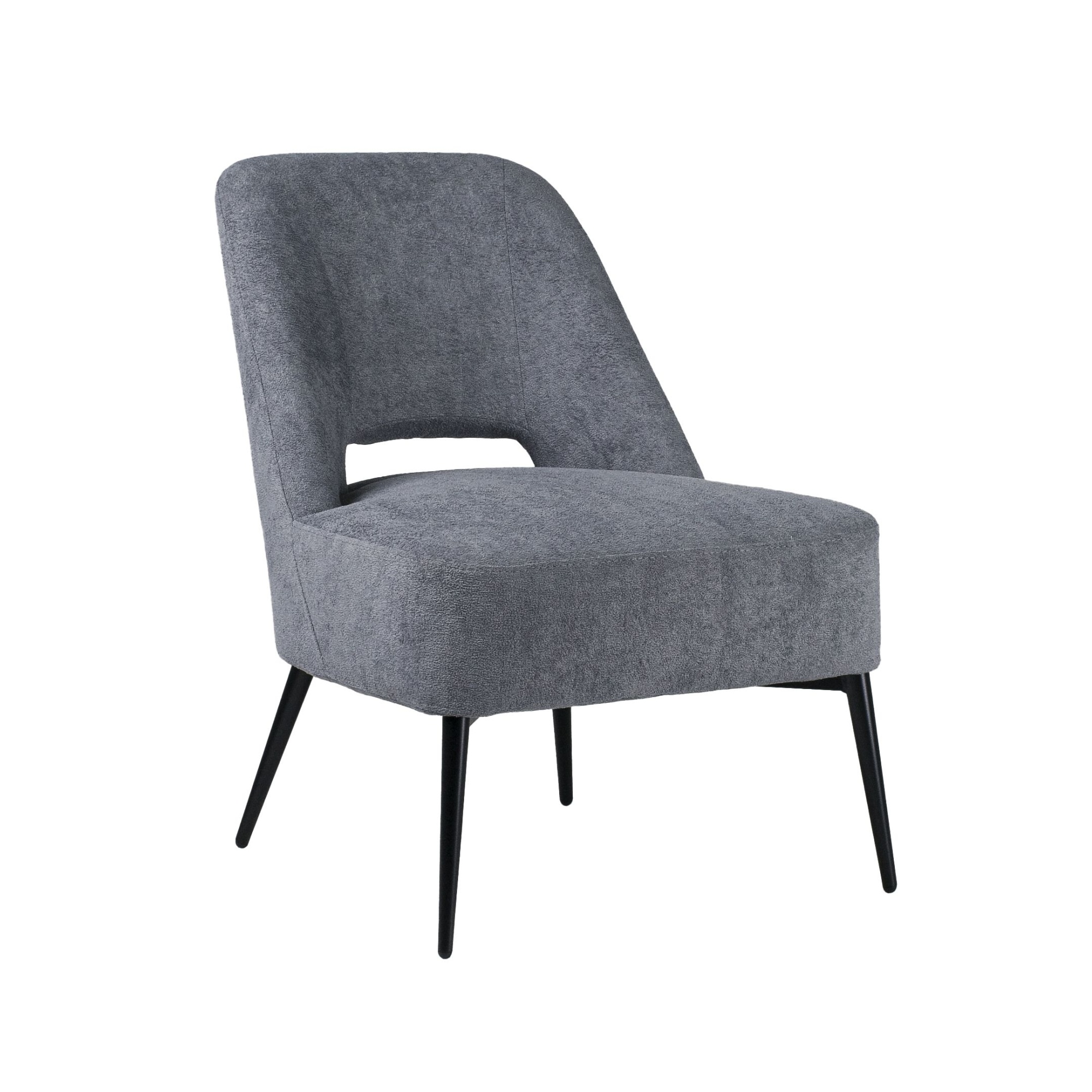 Кресло Лукас темно-серый букле MOSS 996