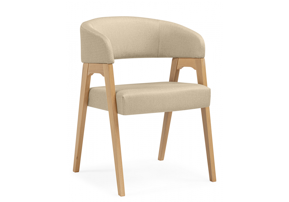 Стул деревянный Невада 1 натуральное дерево, ткань 135