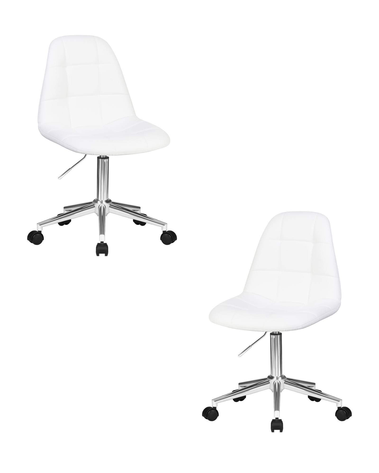 Набор 2 шт Офисное кресло для персонала MONTY, белый