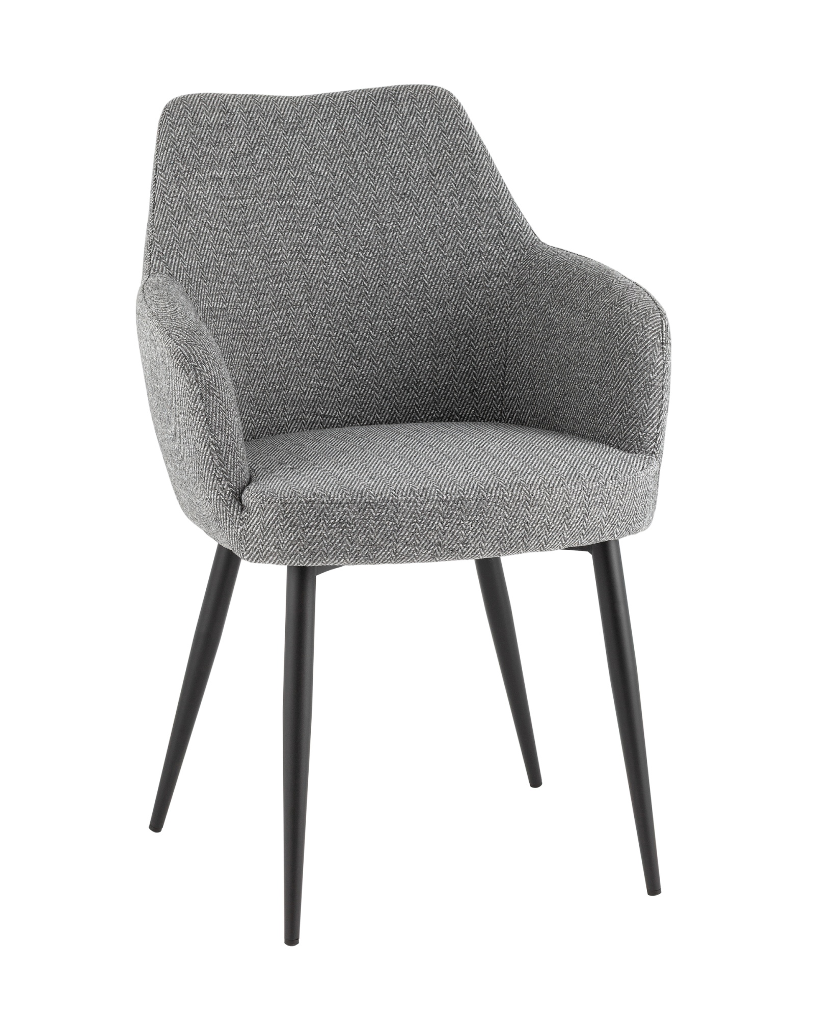 Стул обеденный Katys серый елочка