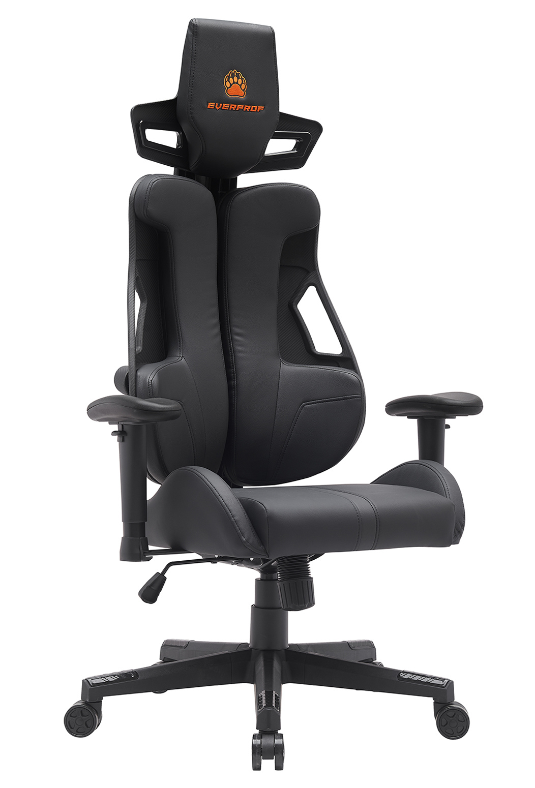 Кресло для геймера Serval Q экокожа черный