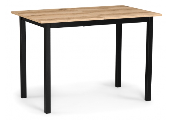 Стол деревянный Аркон 110(130)х68х75 делано, черный