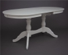 Стол обеденный Овальный-1300 слоновая кость 9001