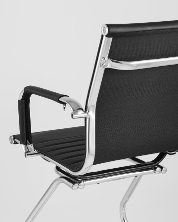 Кресло для посетителей Visit TopChairs черное