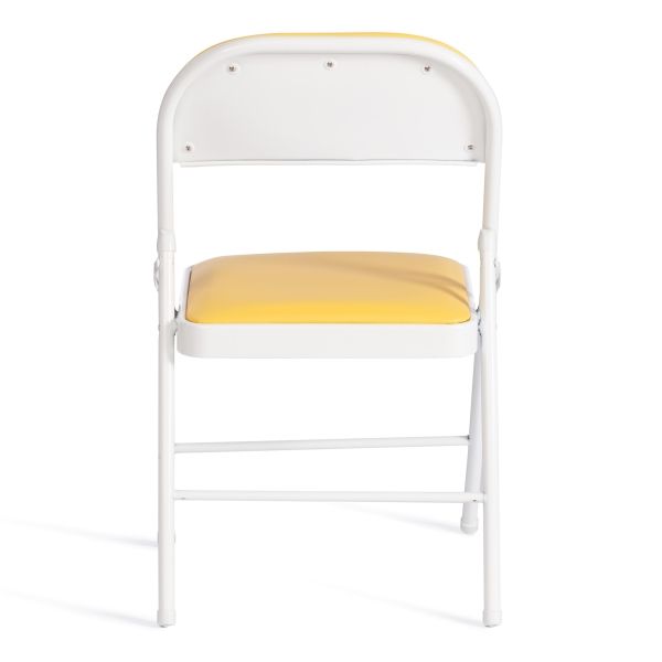 Стул складной FOLDER (mod. 3022G) желтый, белый