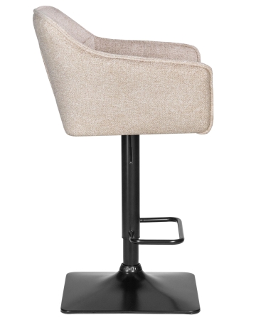 Стул барный RALF бежевый твид LEO26