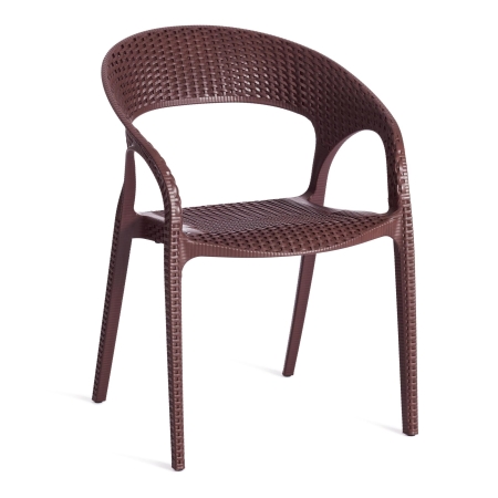 Кресло TINTO (mod. PC59) пластик, коричневый