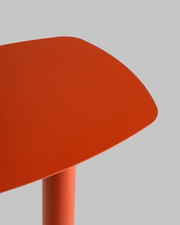 Журнальный столик Eanna S металл красный