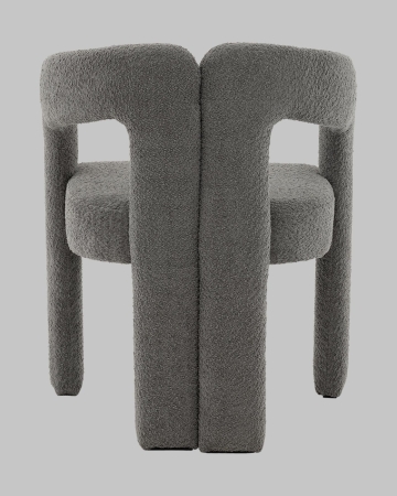 Стул Болинджер букле темно-серый