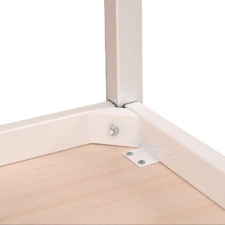 Стол "Коннект" 120*80 прямоугольный белый Дуб Атлант