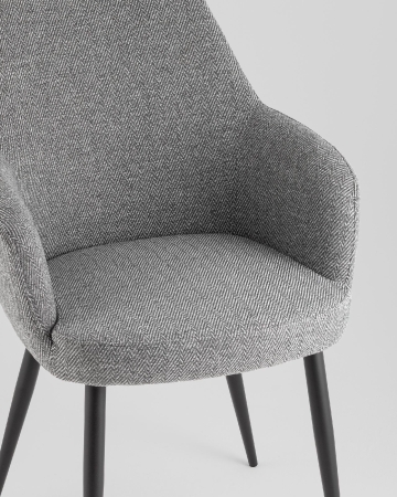 Стул обеденный Katys серый елочка