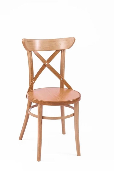 Деревянный стул венский Terra натуральный с твердым сиденьем Деревянный стул венский Terra натуральный с твердым сиденьем