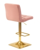 Стул барный GOLDIE пудрово-розовый велюр MJ9-32