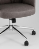 Кресло офисное TopChairs Neoma серый экокожа