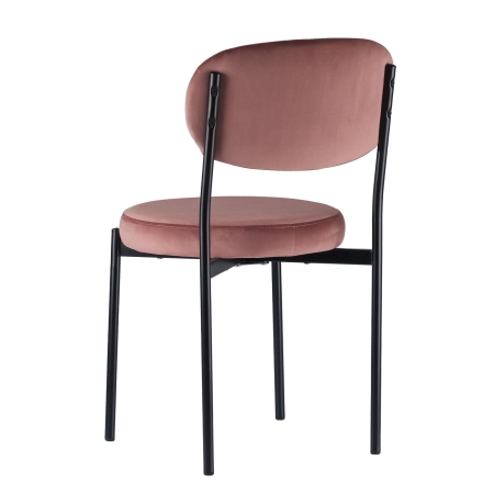 Стул Maso велюр пыльно-розовый