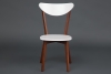 Стул жесткое сиденье MAXI (Макси) белый, коричневый