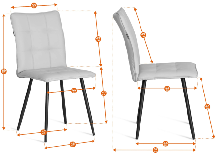 Стул обеденный Bari черный
