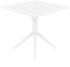 Стол пластиковый Sky Table 80 белый Стол пластиковый Sky Table 80 белый