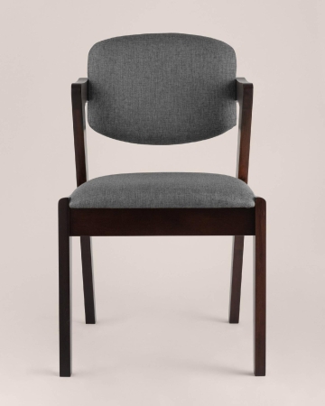 Стул обеденный VIVA темно-серый 2 шт.