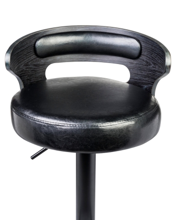 Набор 2 шт Стул барный FRED BLACK, черное дерево, черный