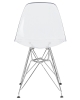 Набор 4 шт Стул обеденный DSR CASPER, ножки хром прозрачный