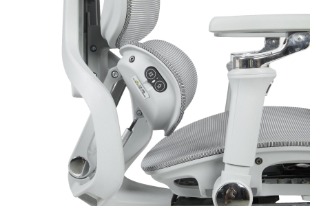 Кресло офисное TopChairs Prodigy с оттоманкой серый