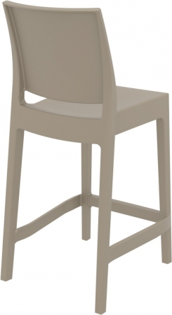 Стул пластиковый полубарный Siesta Contract Maya Bar 65 бежевый