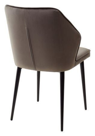 Стул SEATTLE-V графит #14 велюр, черный каркас