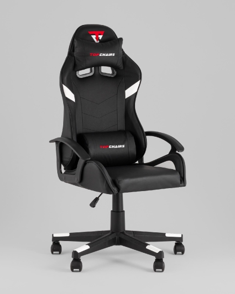 Кресло спортивное Warden TopChairs черно-белый