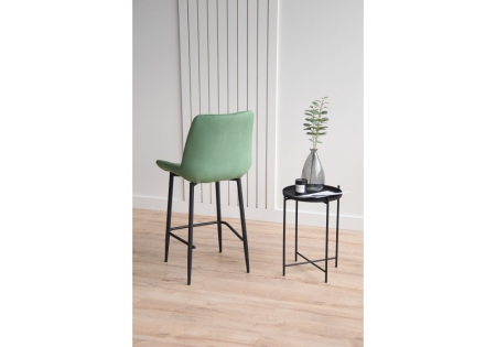 Барный стул Седа фисташковый (zd 651), черный