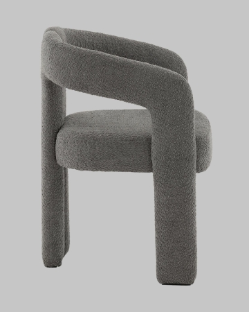 Стул Болинджер букле темно-серый