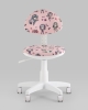 Кресло компьютерное детское УМКА Girls пластик белый
