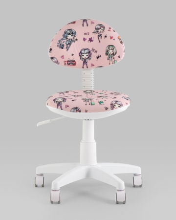 Кресло компьютерное детское УМКА Girls пластик белый