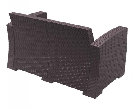 Диван пластиковый плетеный с подушками Monaco Lounge Диван пластиковый плетеный с подушками Monaco Lounge