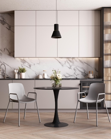 Стул Kaira пластик серый