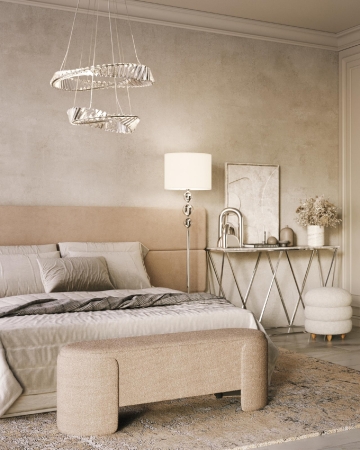 Банкетка Taks букле капучино