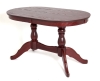 Раздвижной стол Овальный 130 махагон