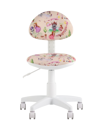 Кресло компьютерное детское УМКА Princesski пластик белый