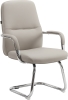 Кресло для посетителей Vesta CF экокожа бежевый